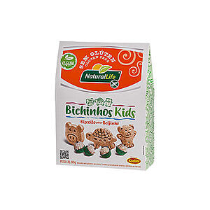 Bichinhos Kids Beijinho Vegano Sem Glúten 80g