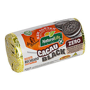 Biscoito Cacau Black Baunilha Sem Açúcar 90g