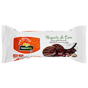 Biscoito Coco com Chocolate Sem Glúten 140g
