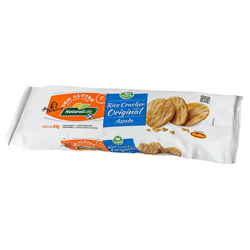 Rice Cracker Original Assado Sem Glúten Vegano 84g