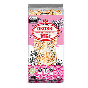 Barra de Arroz Integral Quinoa e Linhaça 120g